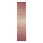 Pink Ombre Wool Runner - 3' x 12'