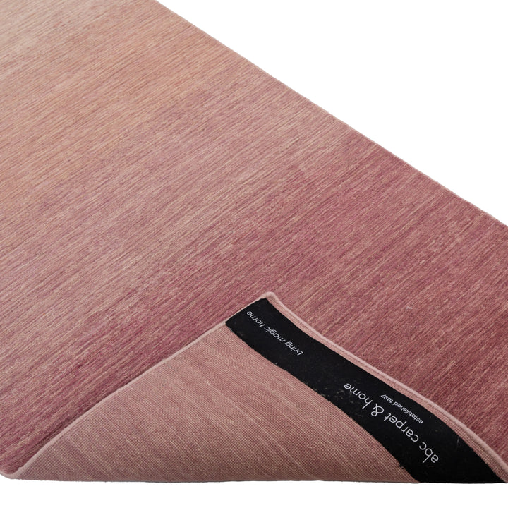 Pink Ombre Wool Runner - 3' x 12'