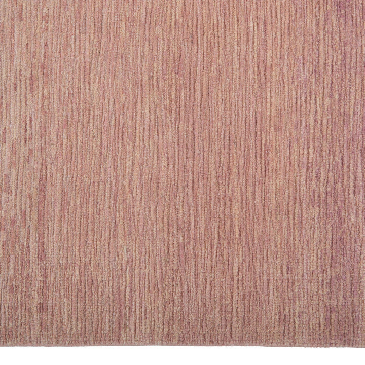 Pink Ombre Wool Runner - 3' x 12'