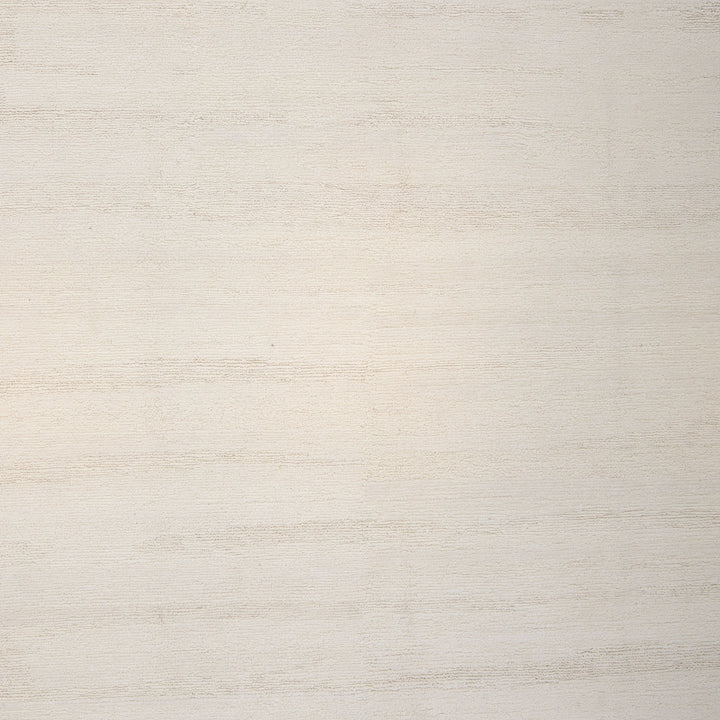 White Textured Wool Rug - 8' x 10'