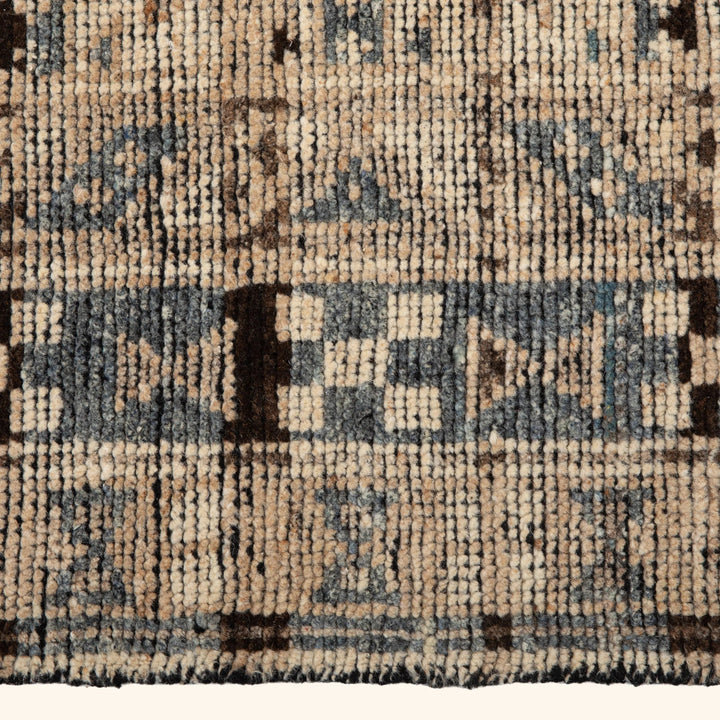 Grey Traditional Wool Rug 6x9