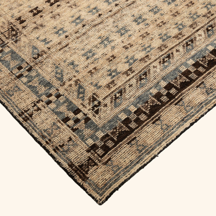 Grey Traditional Wool Rug 8x10