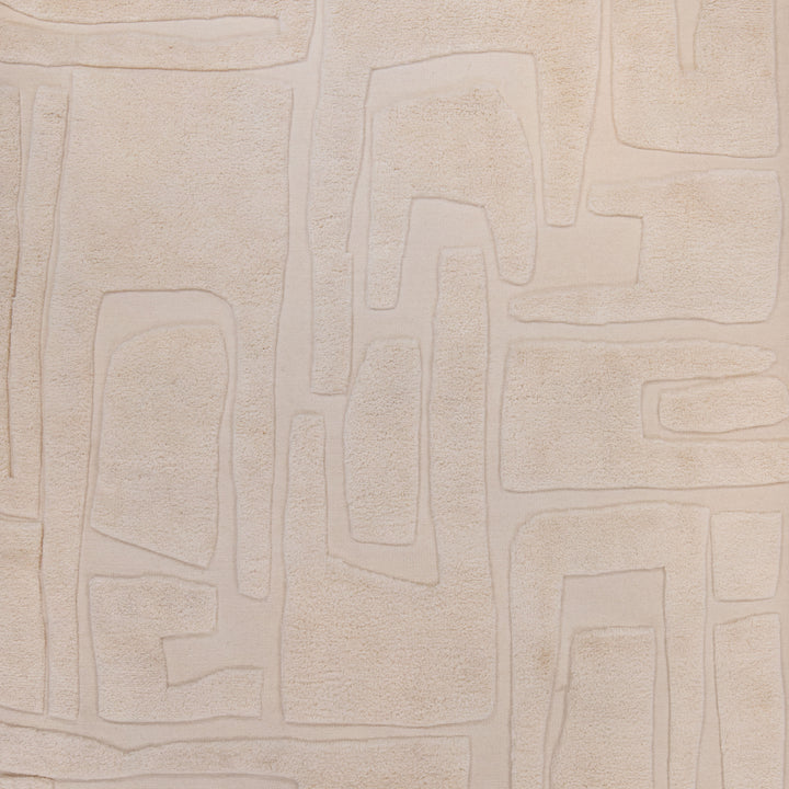 Moroccan Wool Rug - 8' x 10' Ivory