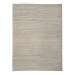 Grey Textured Wool Rug 9x12