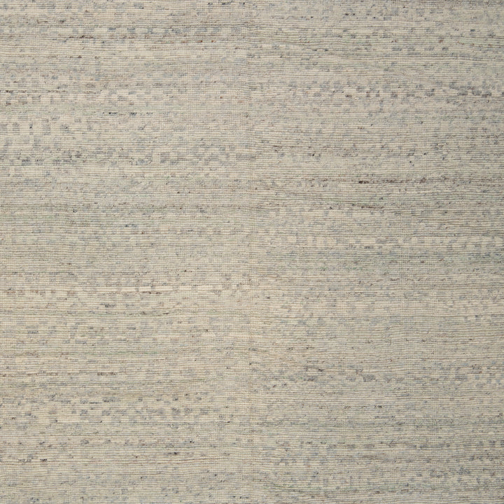 Grey Textured Wool Rug 9x12