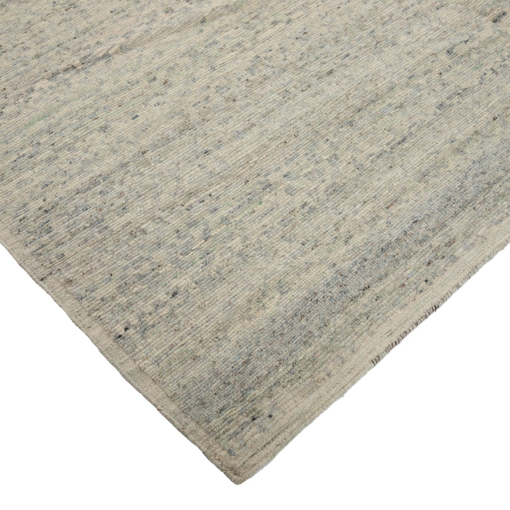 Grey Textured Wool Rug 9x12