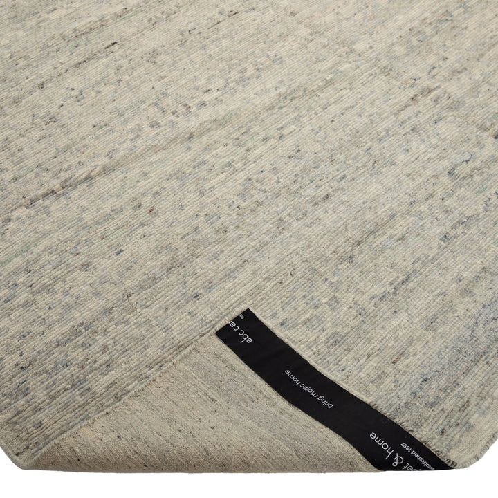 Grey Textured Wool Rug 9x12