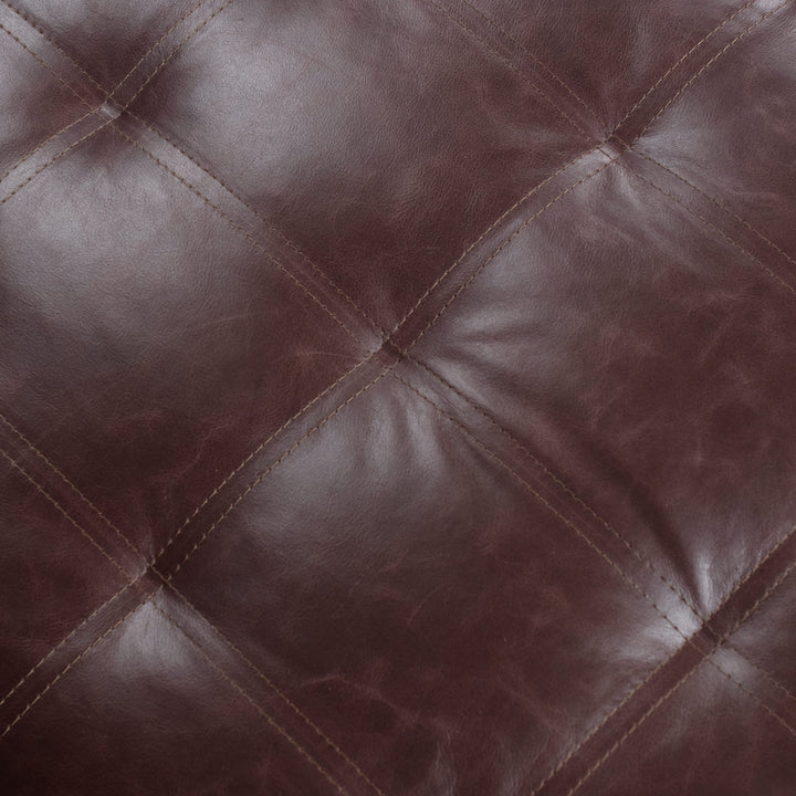 Leather Cross Frame Chair