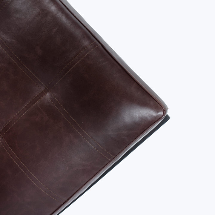 Leather Cross Frame Chair