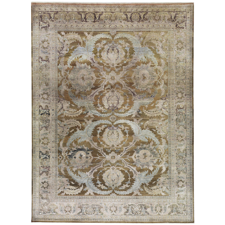 Brown Alchemy Transitional Wool Rug - 8'11" x 12'4"