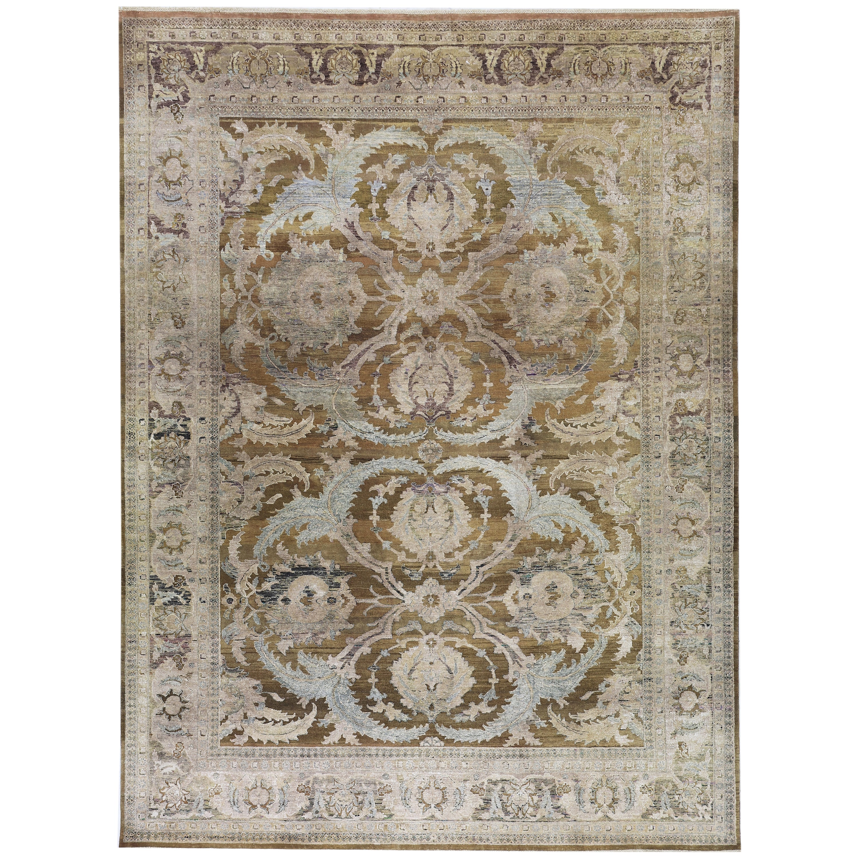 Brown Alchemy Transitional Wool Rug - 8'11" x 12'4"