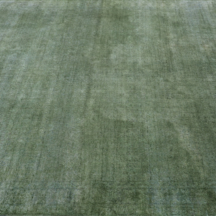 Green Alchemy Contemporary Silk Rug - 7'7" x 9'11"