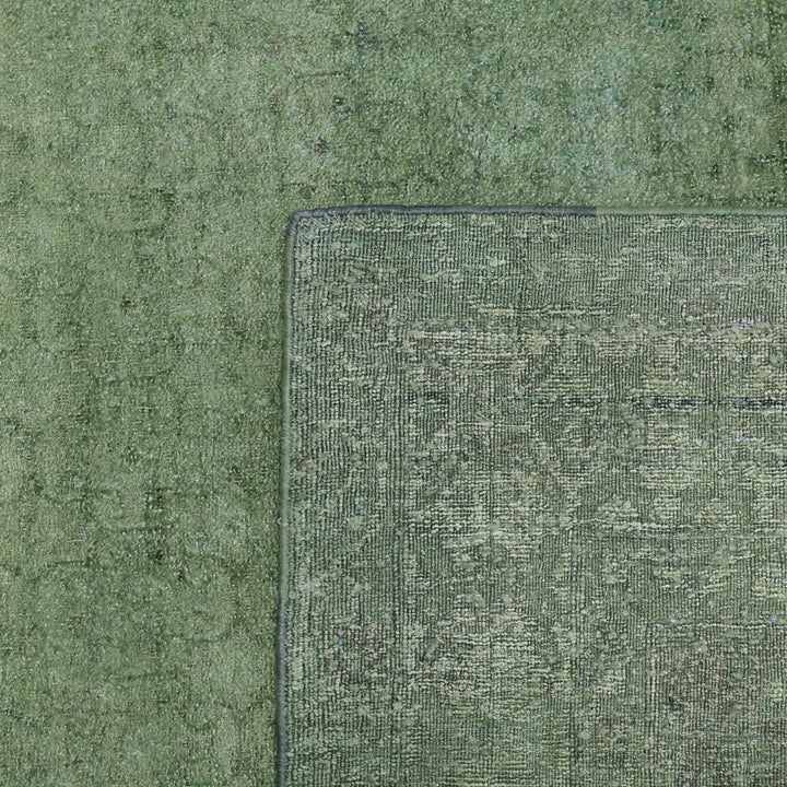 Green Alchemy Contemporary Silk Rug - 7'7" x 9'11"