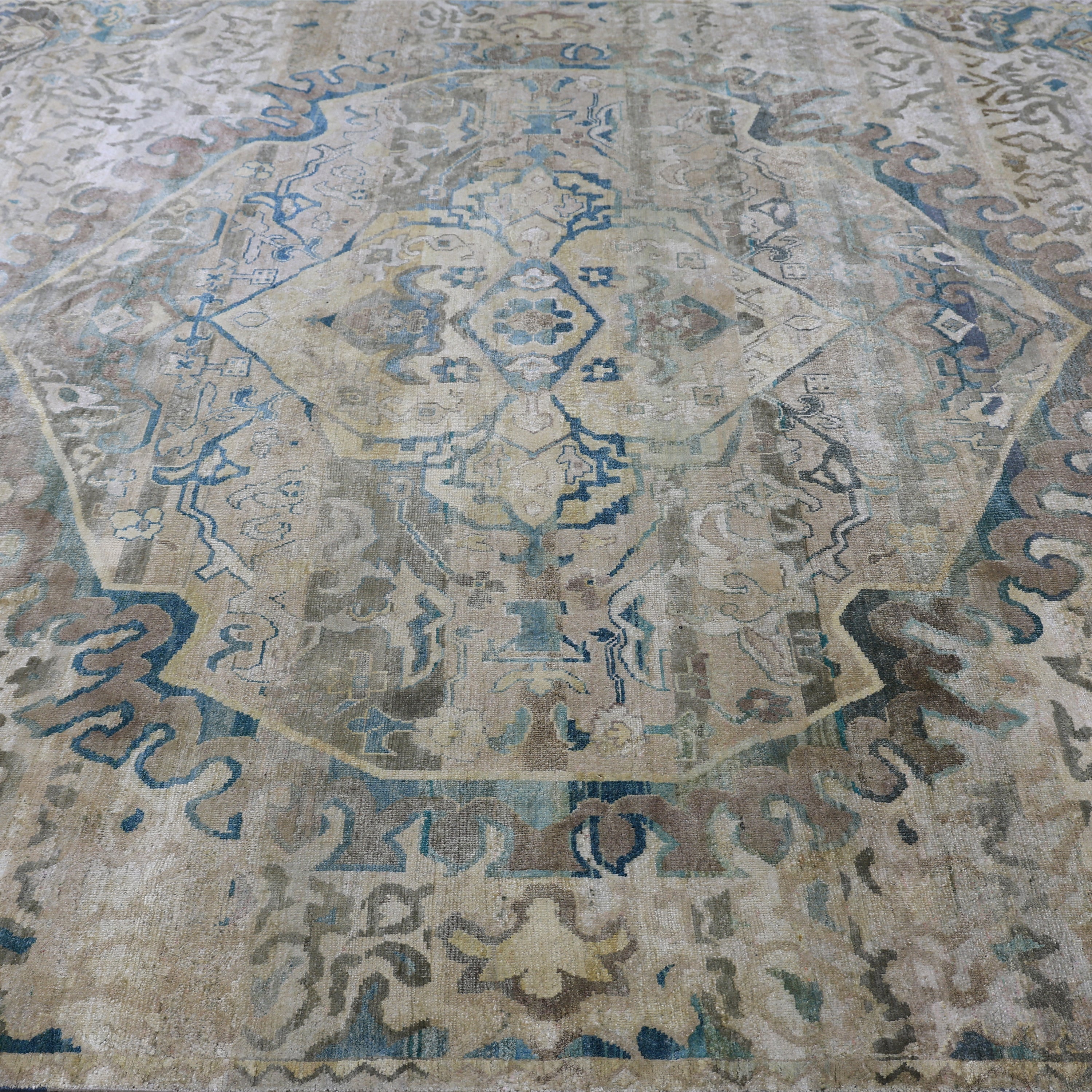 Blue Alchemy Transitional Silk Rug - 9'8" x 11'7"