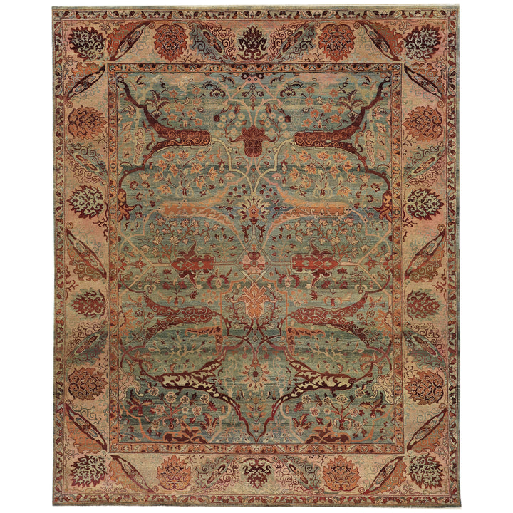 Rust Alchemy Transitional Wool Rug - 7'11" x 9'10"