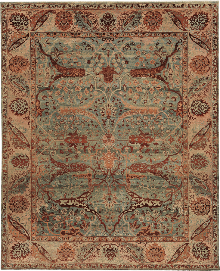 Rust Alchemy Transitional Wool Rug - 7'11