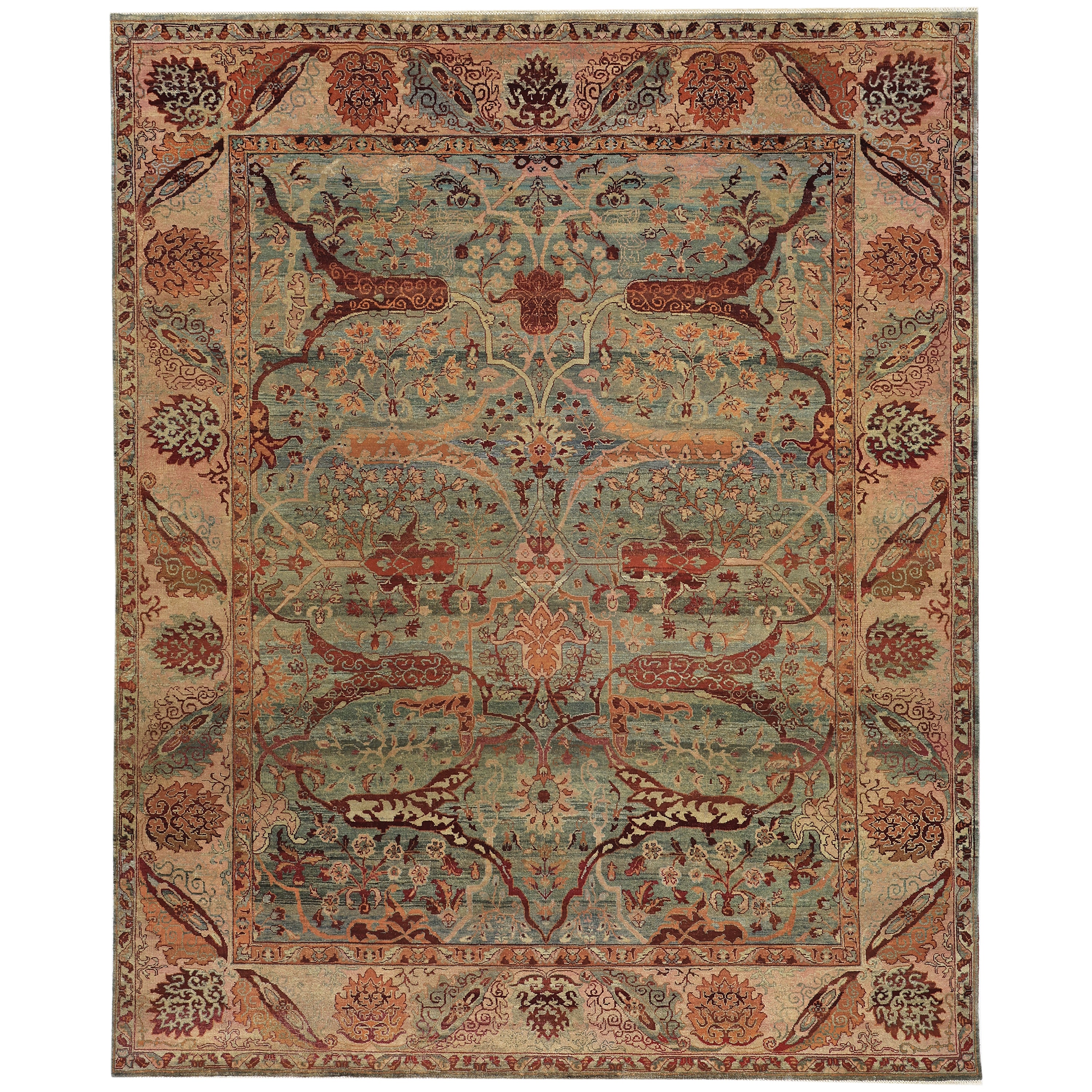 Rust Alchemy Transitional Wool Rug - 7'11" x 9'10"