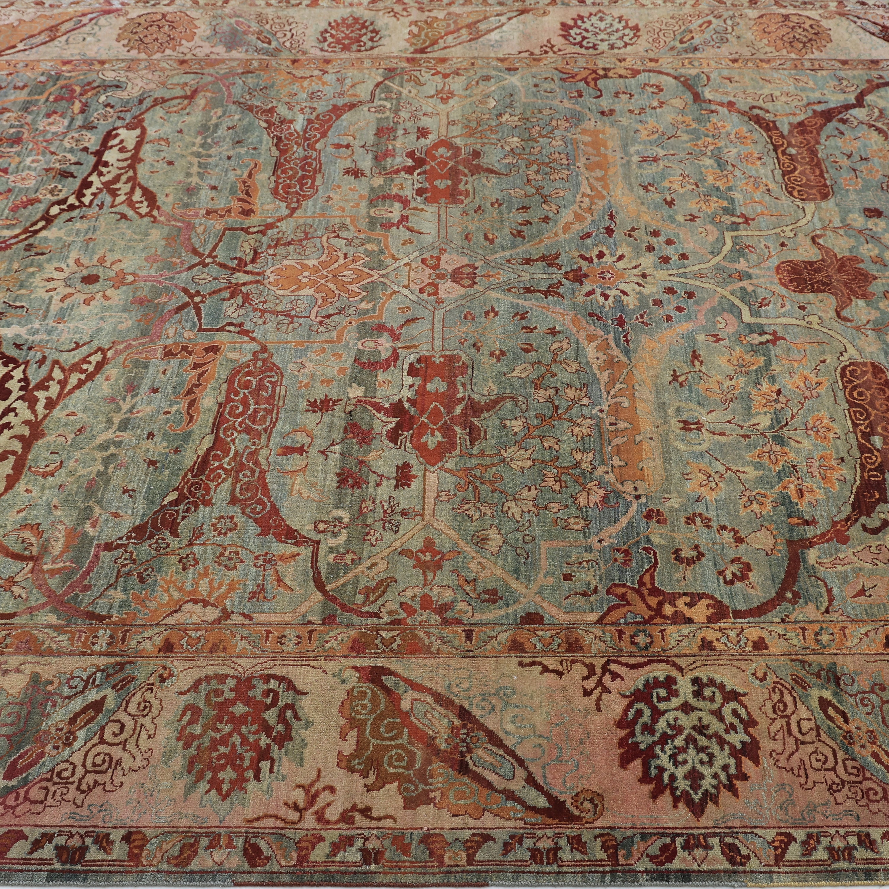 Rust Alchemy Transitional Wool Rug - 7'11" x 9'10"