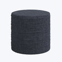 Cindy Ruched Ottoman Corded Navy