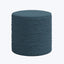 Cindy Ruched Ottoman Zuma Linen Navy