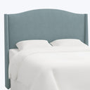 Ellis Headboard Twin / Linen Seaglass