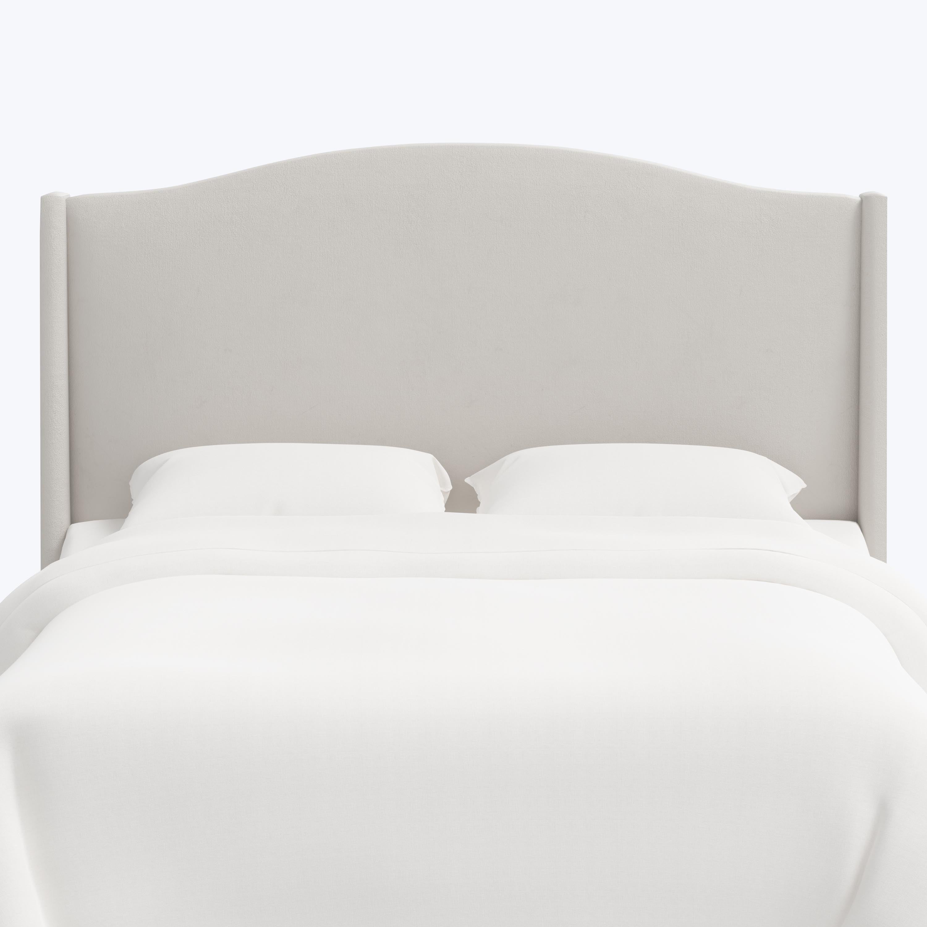 Ellis Headboard Twin / Velvet Light Grey