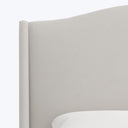 Ellis Headboard Twin / Velvet Light Grey