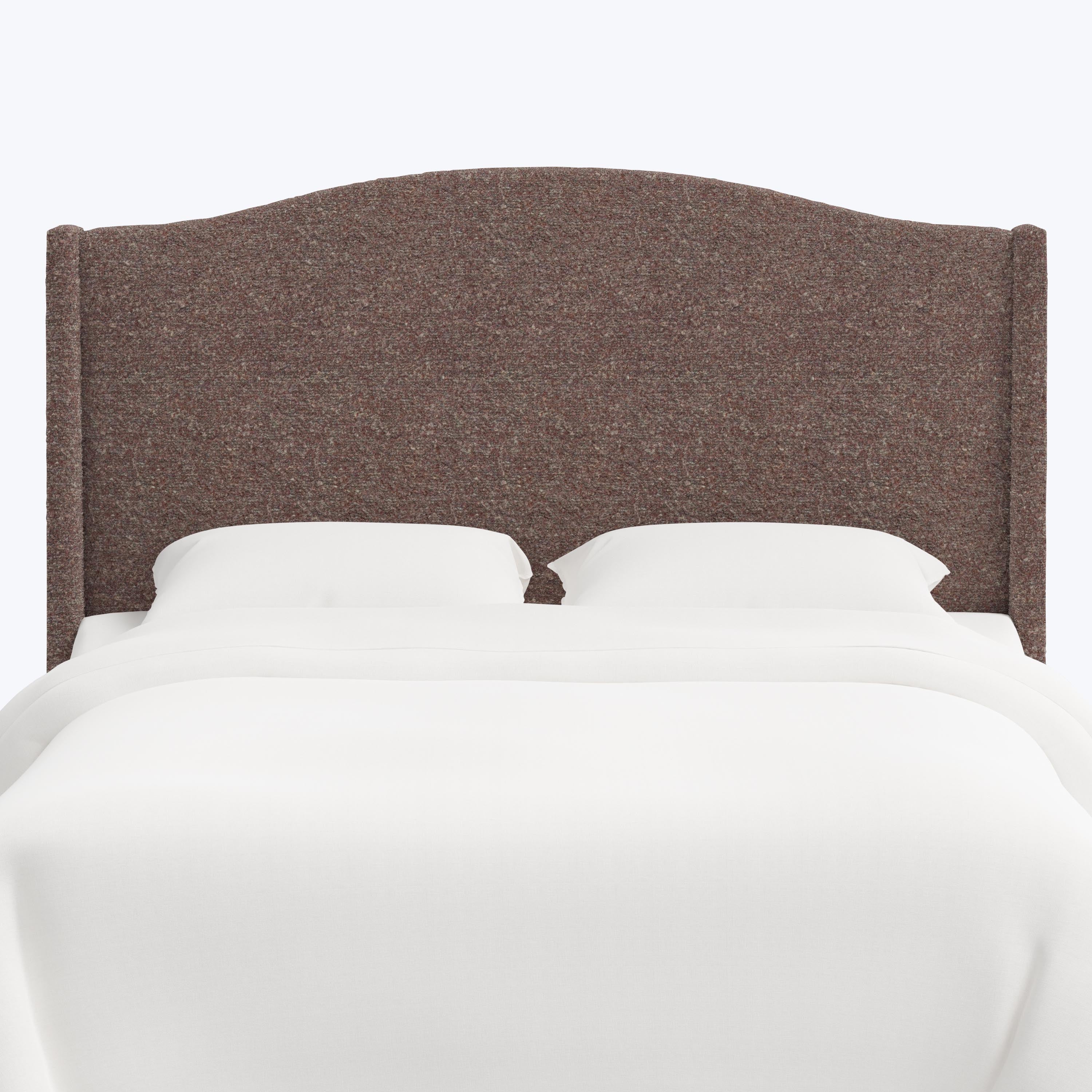 Ellis Headboard Twin / Boucle Merlot