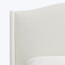 Ellis Headboard Twin / Zuma Linen White