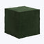 Langston Ottoman Antique Velvet Forest