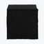 Langston Ottoman Zuma Linen Black