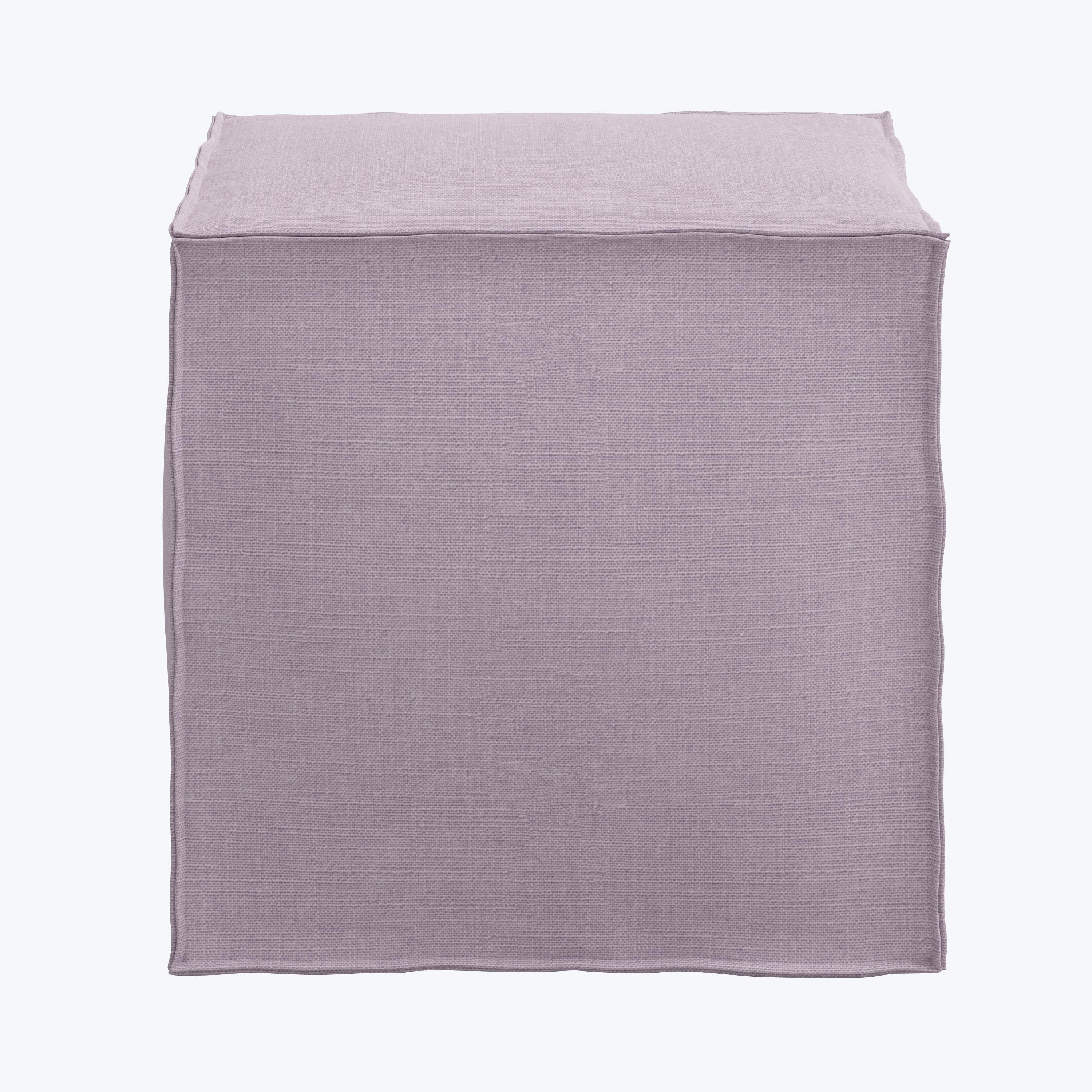 Langston Ottoman Linen Lilac