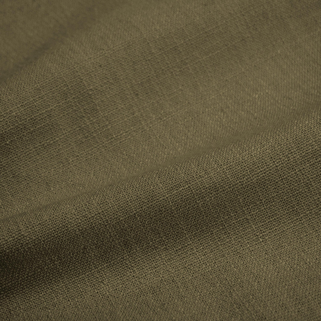 Langston Ottoman Linen Olive