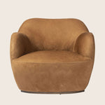Julius Leather Swivel Chair