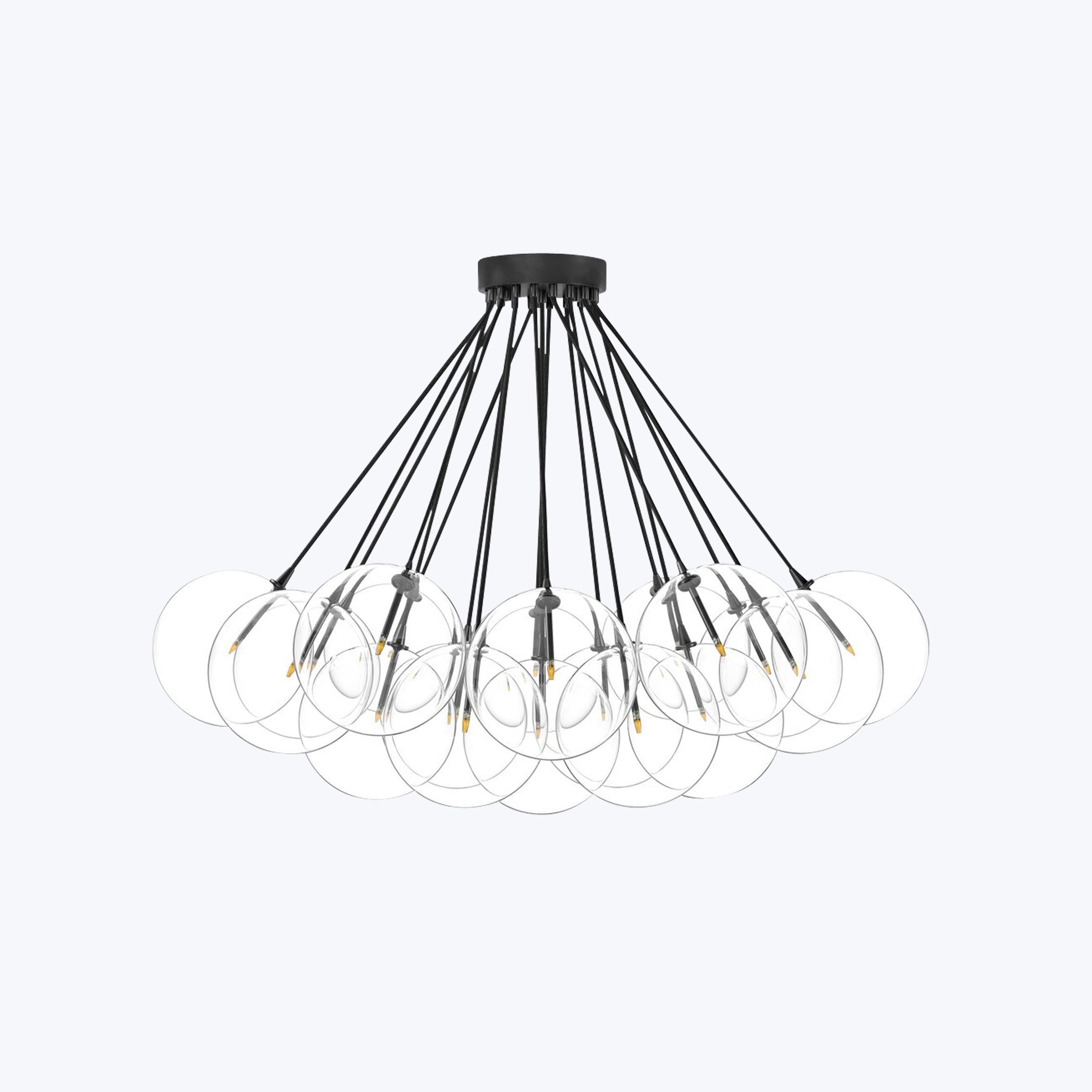 Cloud Chandelier Gunmetal