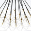 Cloud Chandelier Burnished Brass