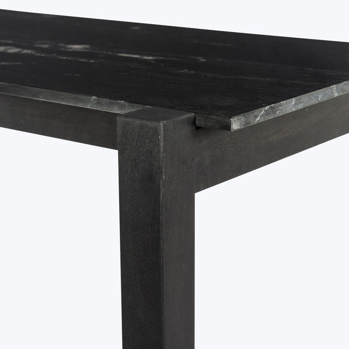Scout Bar & Counter Table Worn Black Mango