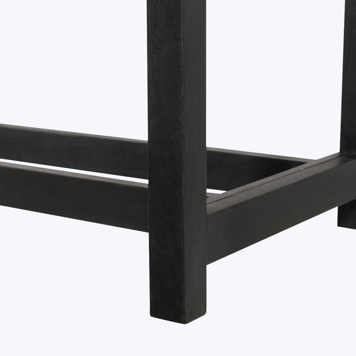 Scout Bar & Counter Table Worn Black Mango