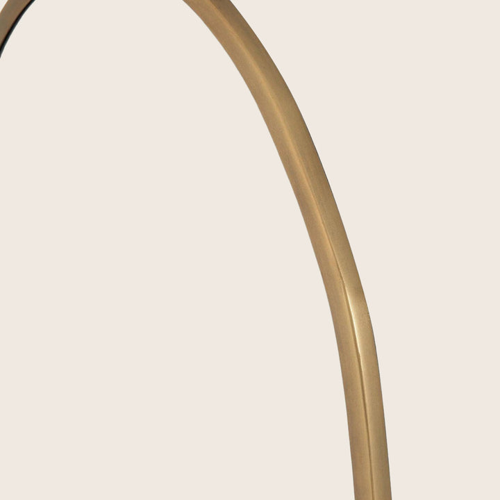Brinley Mirror Antique Brass Iron