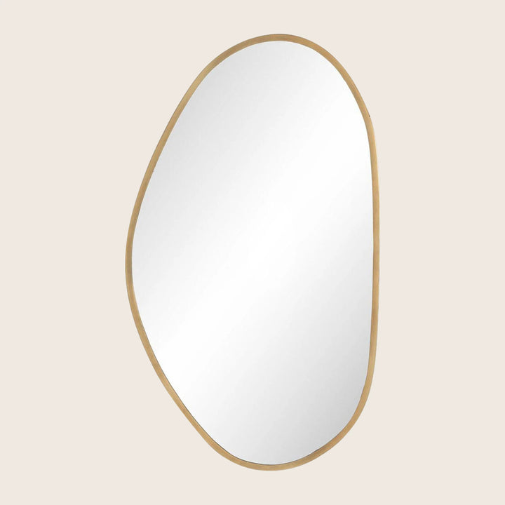 Brinley Mirror Antique Brass Iron