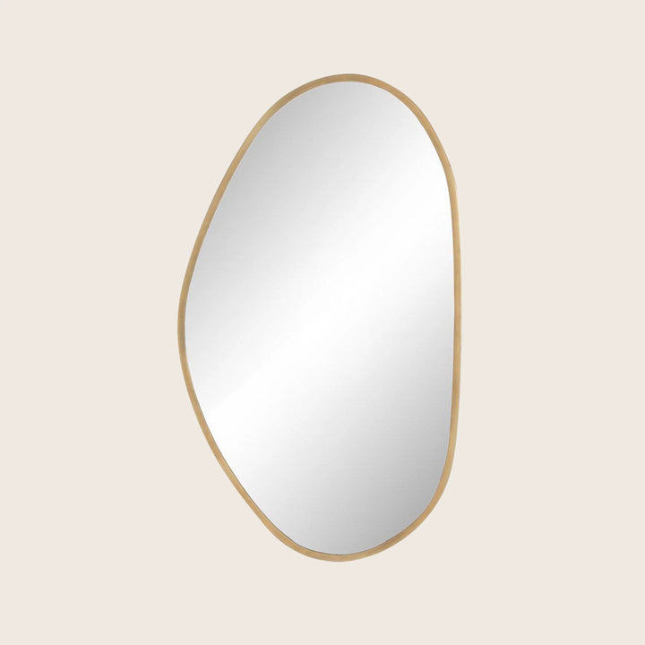 Brinley Mirror Antique Brass Iron