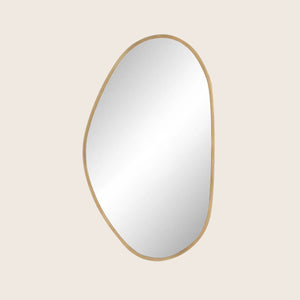 Brinley Mirror Antique Brass Iron