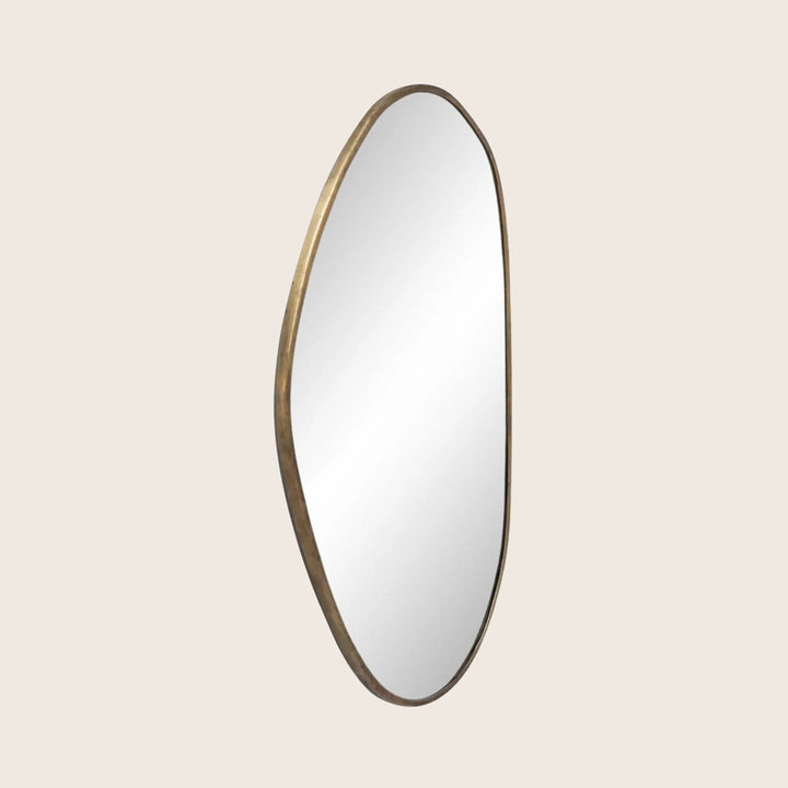 Brinley Mirror Antique Brass Iron