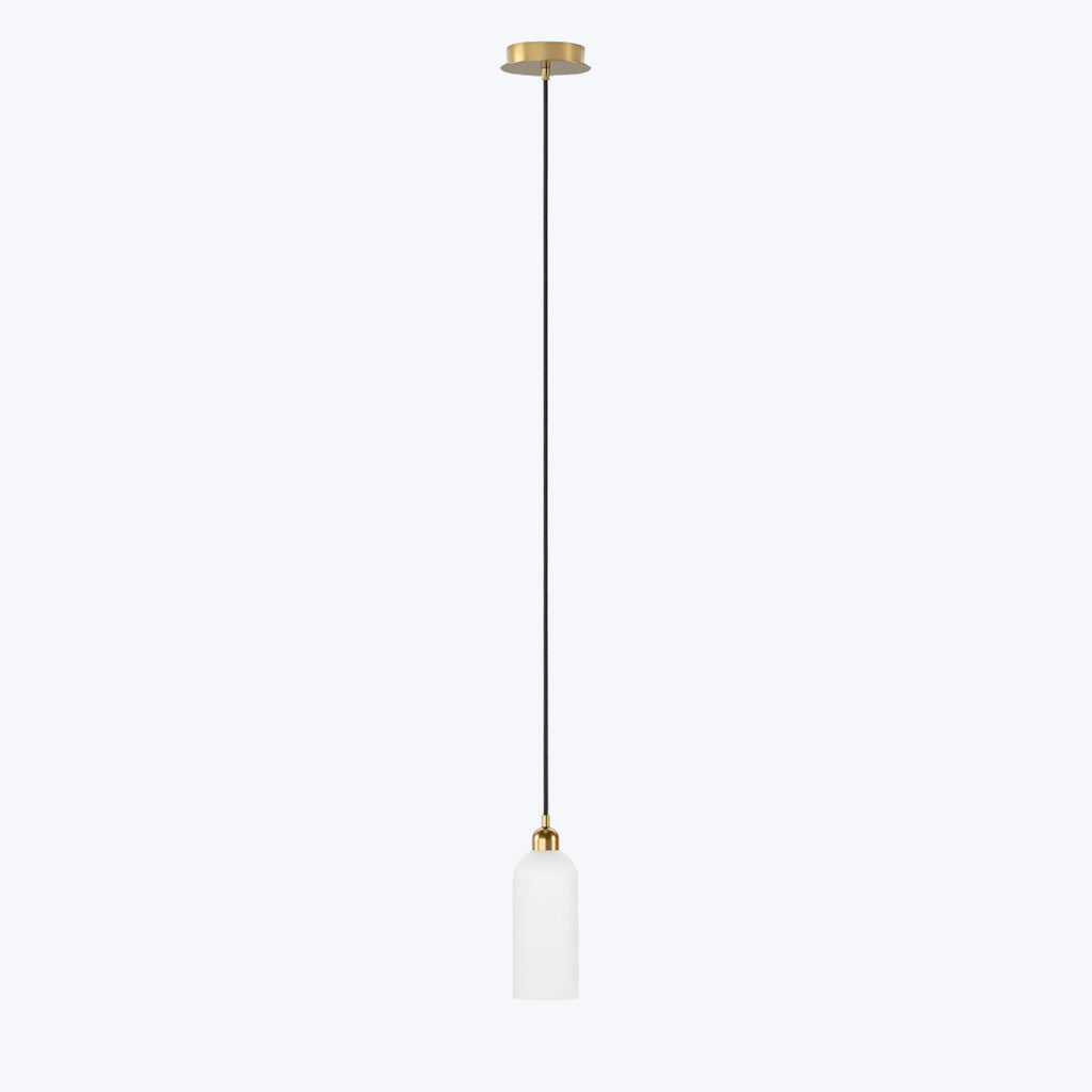 Odyssey Single Pendant Burnished Brass