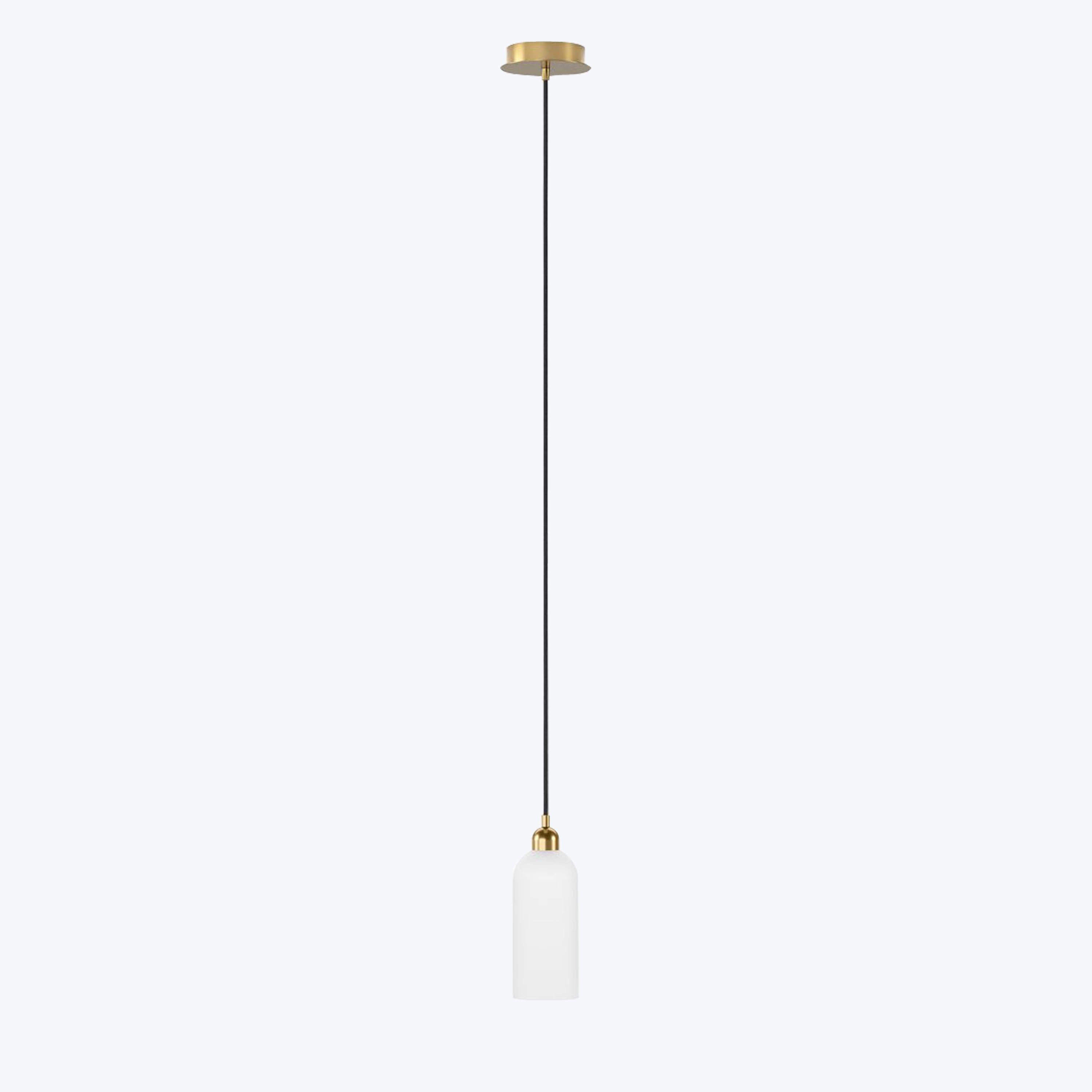 Odyssey Single Pendant Burnished Brass