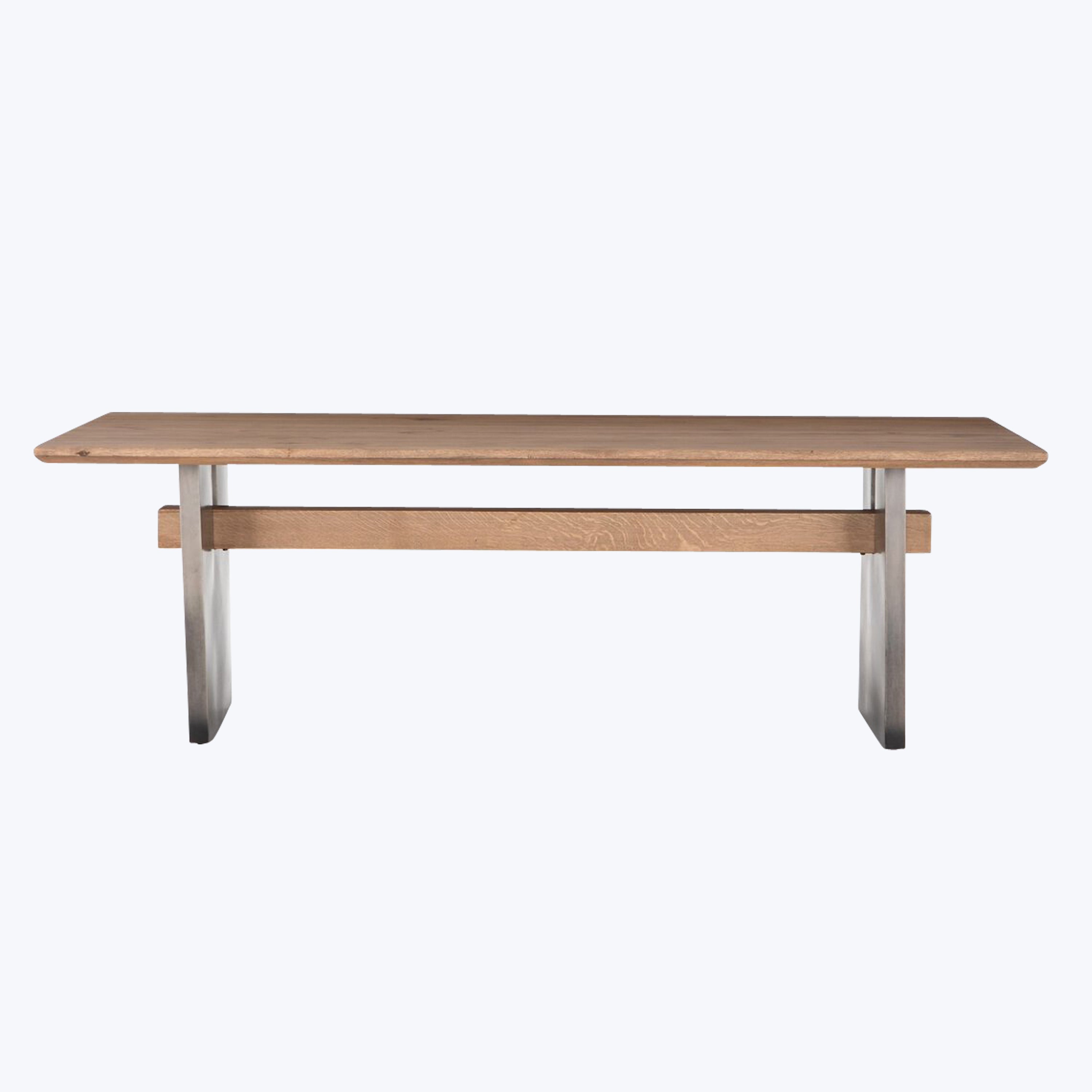 Brennan Dining Table Dove Oak