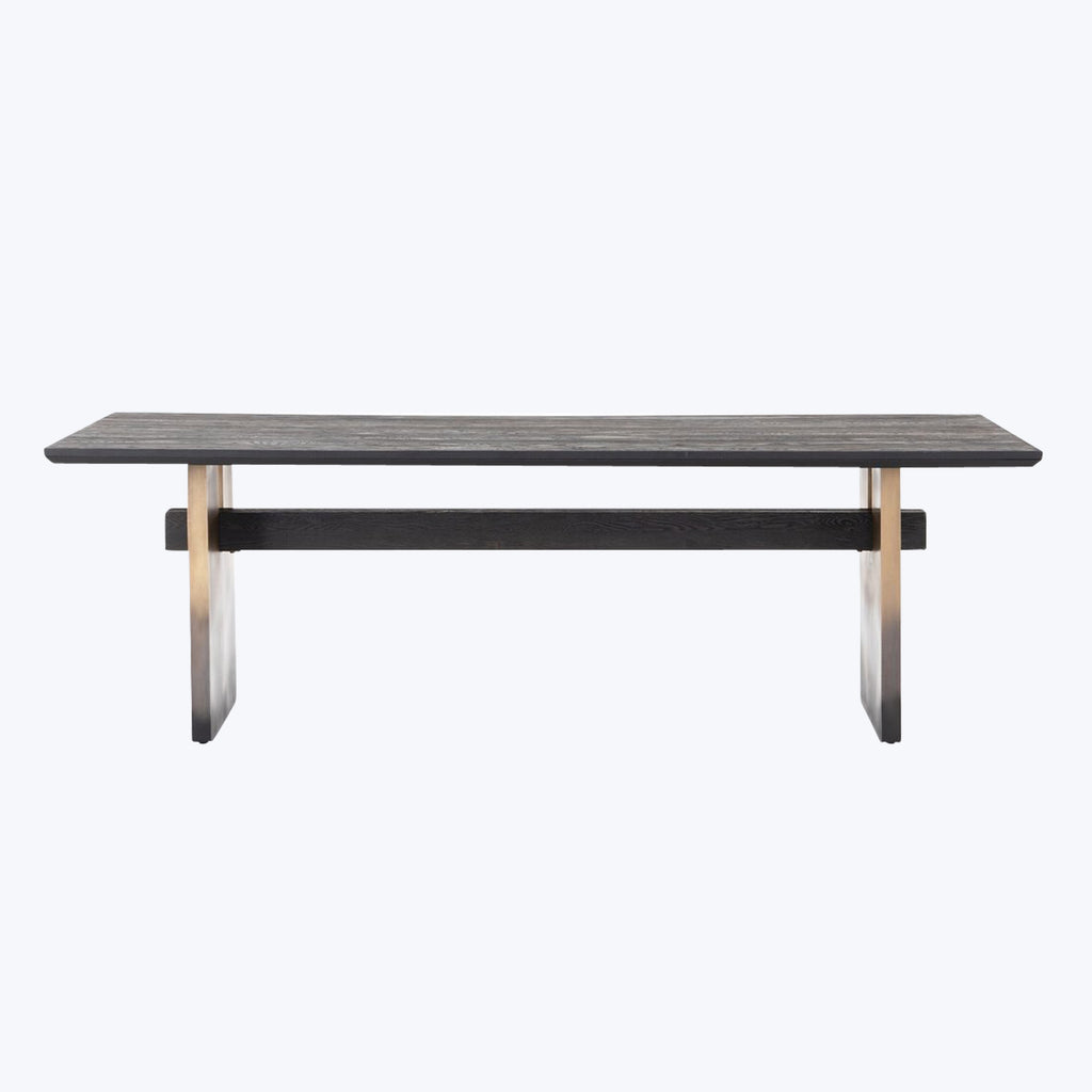 Brennan Dining Table Worn Black