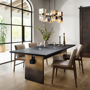 Brennan Dining Table Worn Black - hover