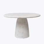Janice Dining Table Textured Lunar Concrete