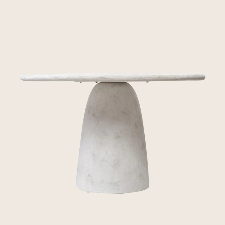 Janice Dining Table Textured Lunar Concrete